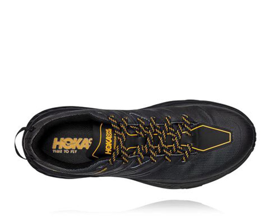 Hoka One One Mens Trail Shoes - Speedgoat 4 GORE-TEX - Black - QYIZ28310